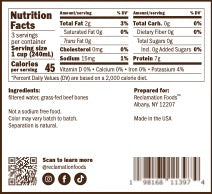 4-Pack Korean-Style Bone Broth: Grass-Fed Beef (4x 24 oz Jars)