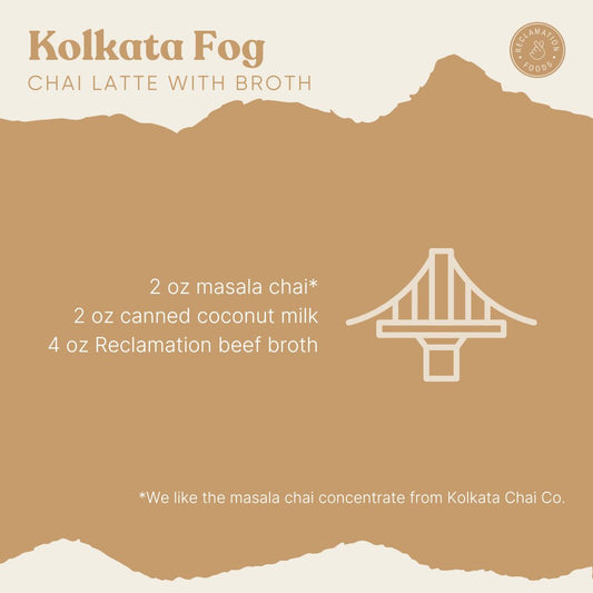 Kolkata Fog: A Spice-Forward Chai Latte Made with Broth