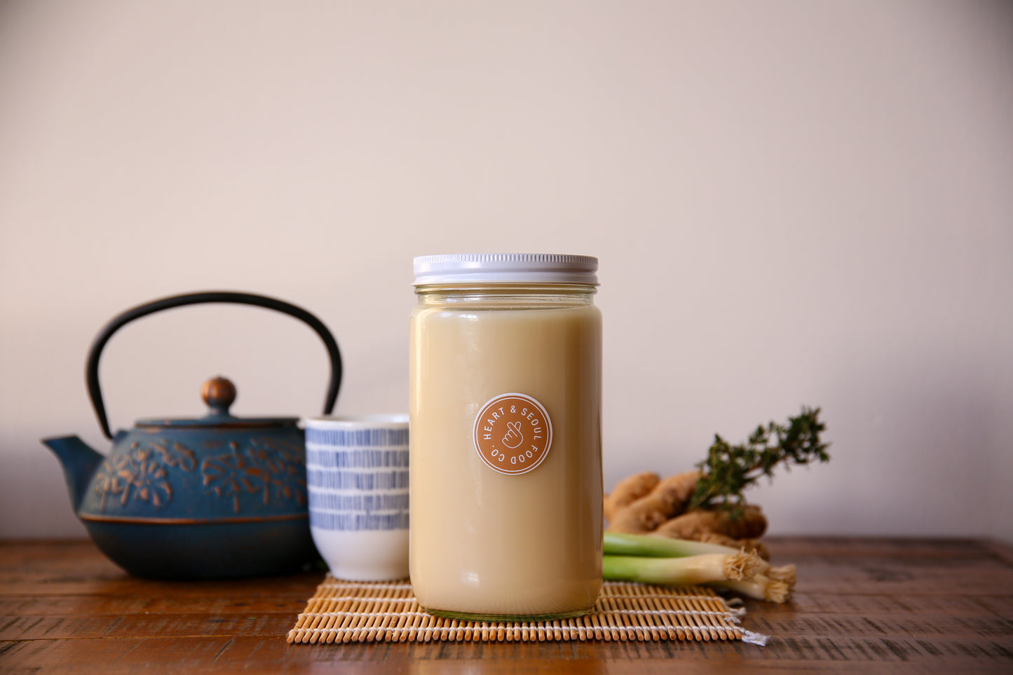 Hero image of Korean-style, Pasture-Raised Pork Broth