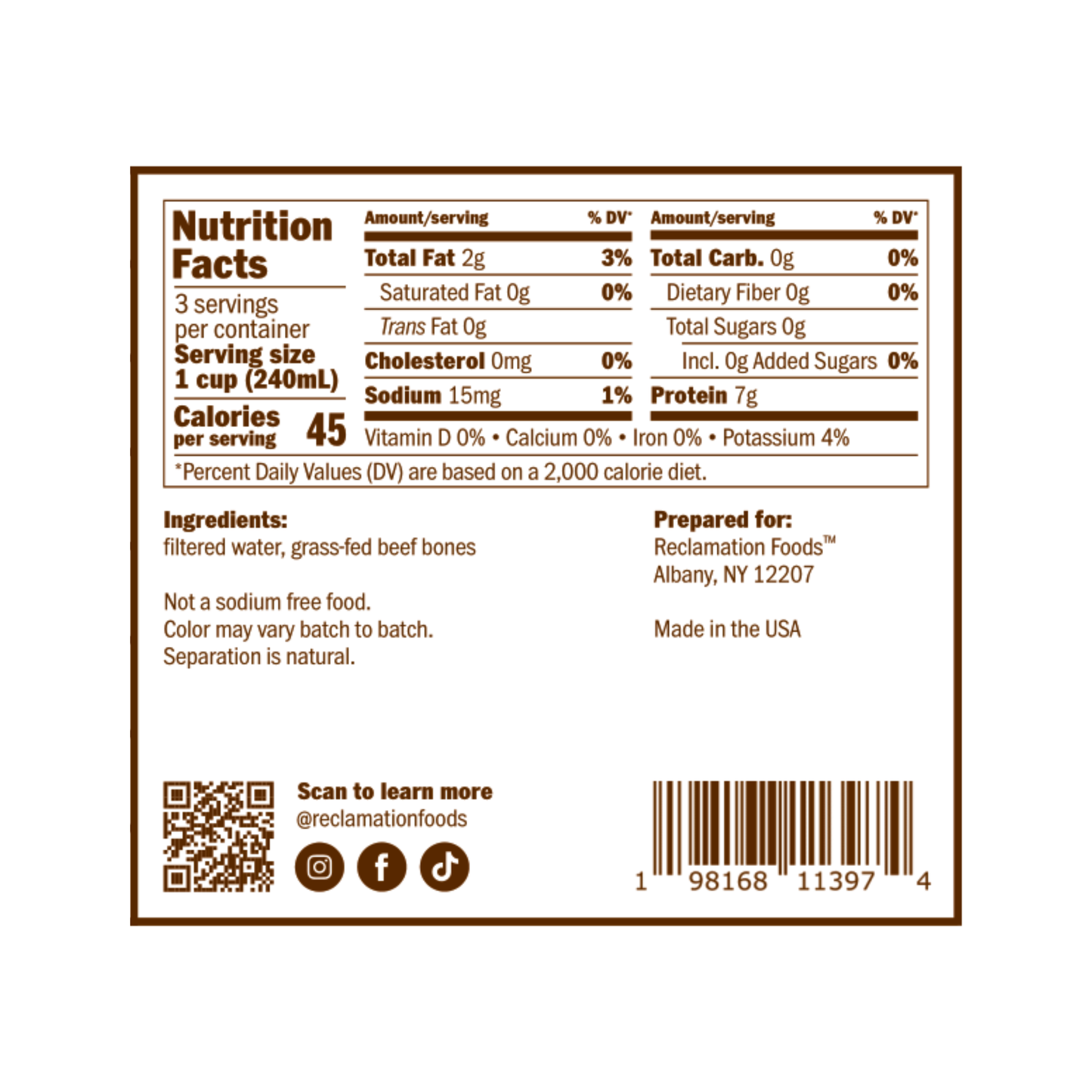 4-Pack Korean-Style Beef Bone Broth (24 oz Jars)