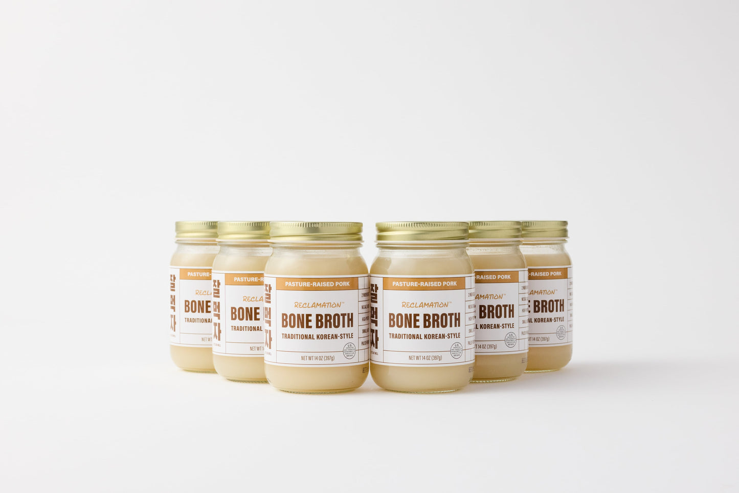 Korean-Style Bone Broth: Pasture-Raised Pork [6-Pack]