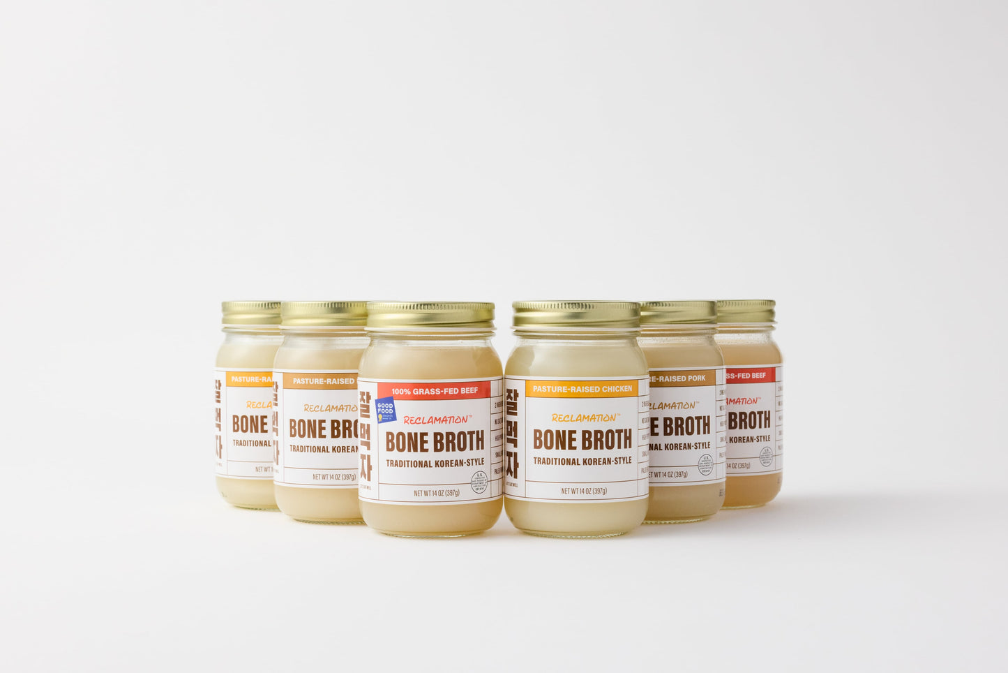 Korean-Style Bone Broth: 6-Pack Variety Bundle