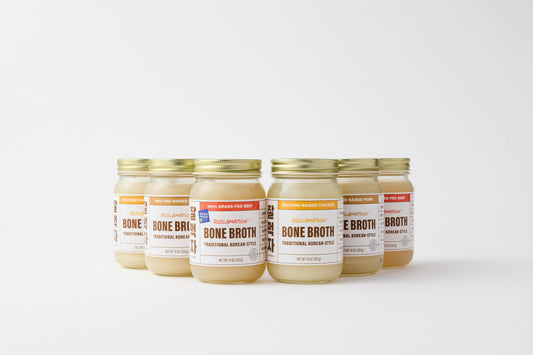 Korean-Style Bone Broth: 6-Pack Variety Bundle